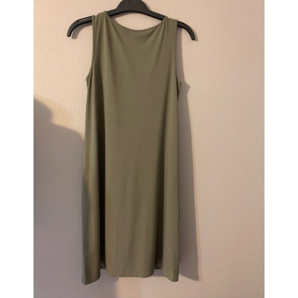 J Jill Dress W Jacket Olive Green PXS Petite Extra Small P XS 0 2 4 NWT Washable - Picture 5 of 9